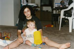 1995-ish - Gabriella - With Dominic on Floor.jpg